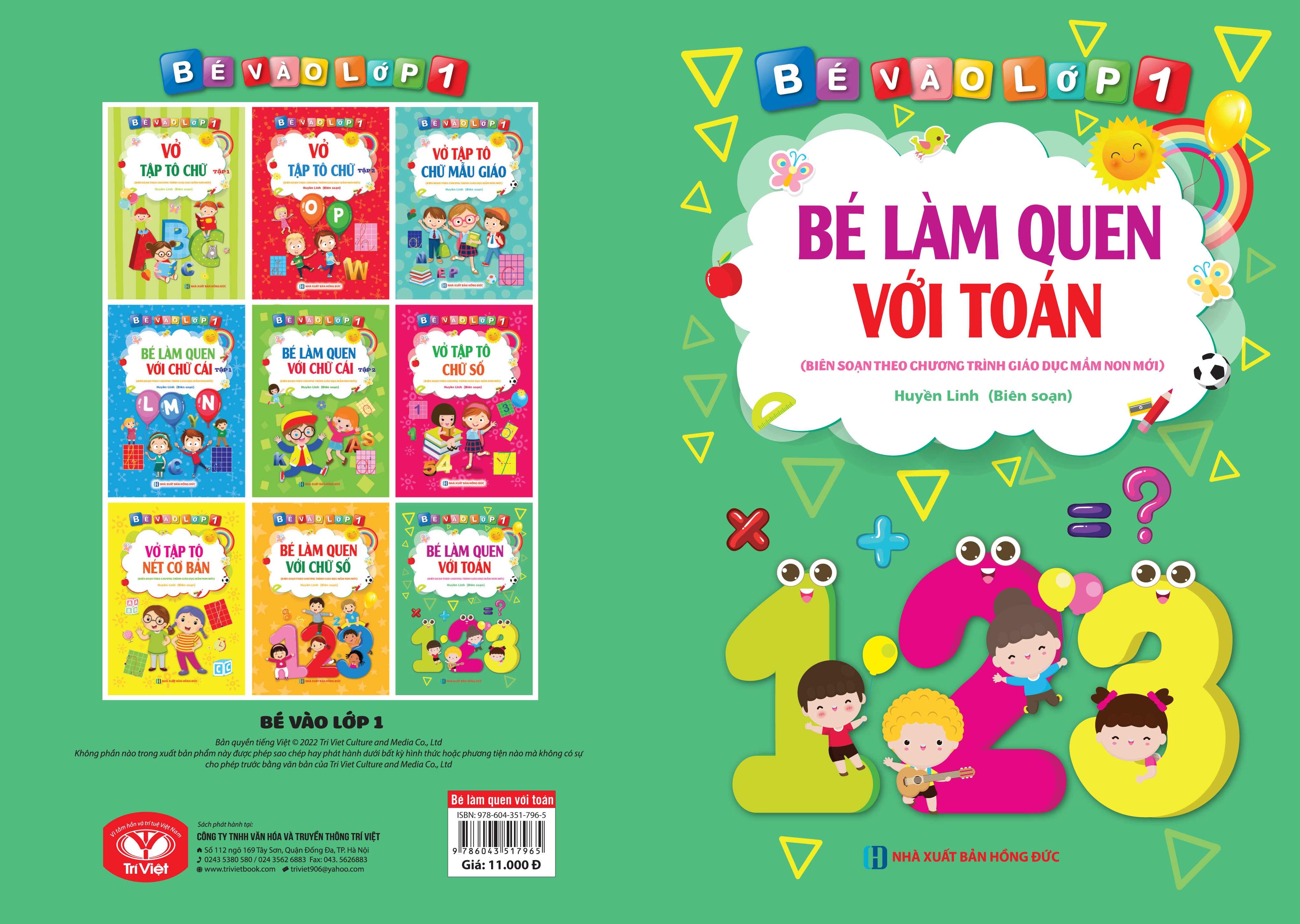 bé vào lớp 1 - bé làm quen với toán
