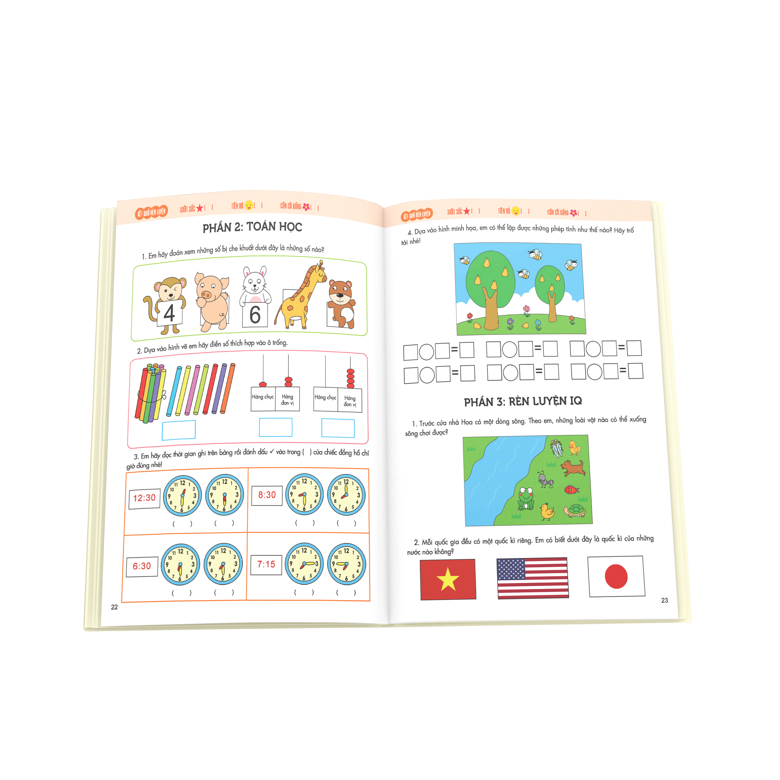 bé vào lớp 1 - đề ôn tập vào lớp 1 (dành cho bé từ 4-6 tuổi)