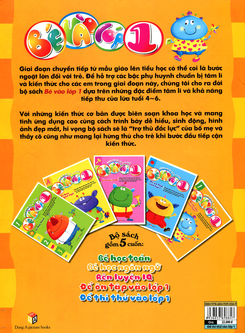 bé vào lớp 1 - đề thi thử vào lớp 1