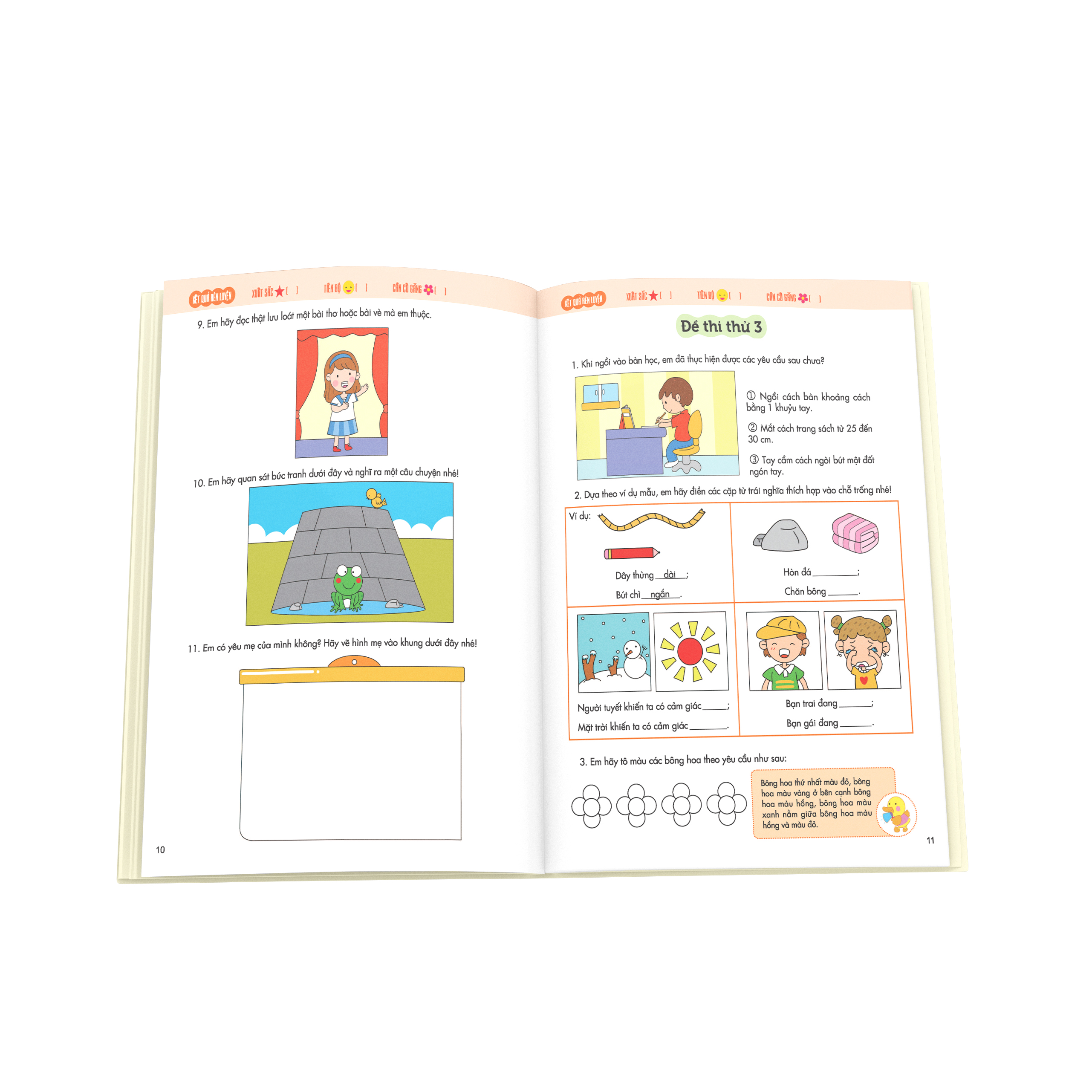 bé vào lớp 1 - đề thi thử vào lớp 1 (dành cho bé từ 4-6 tuổi)