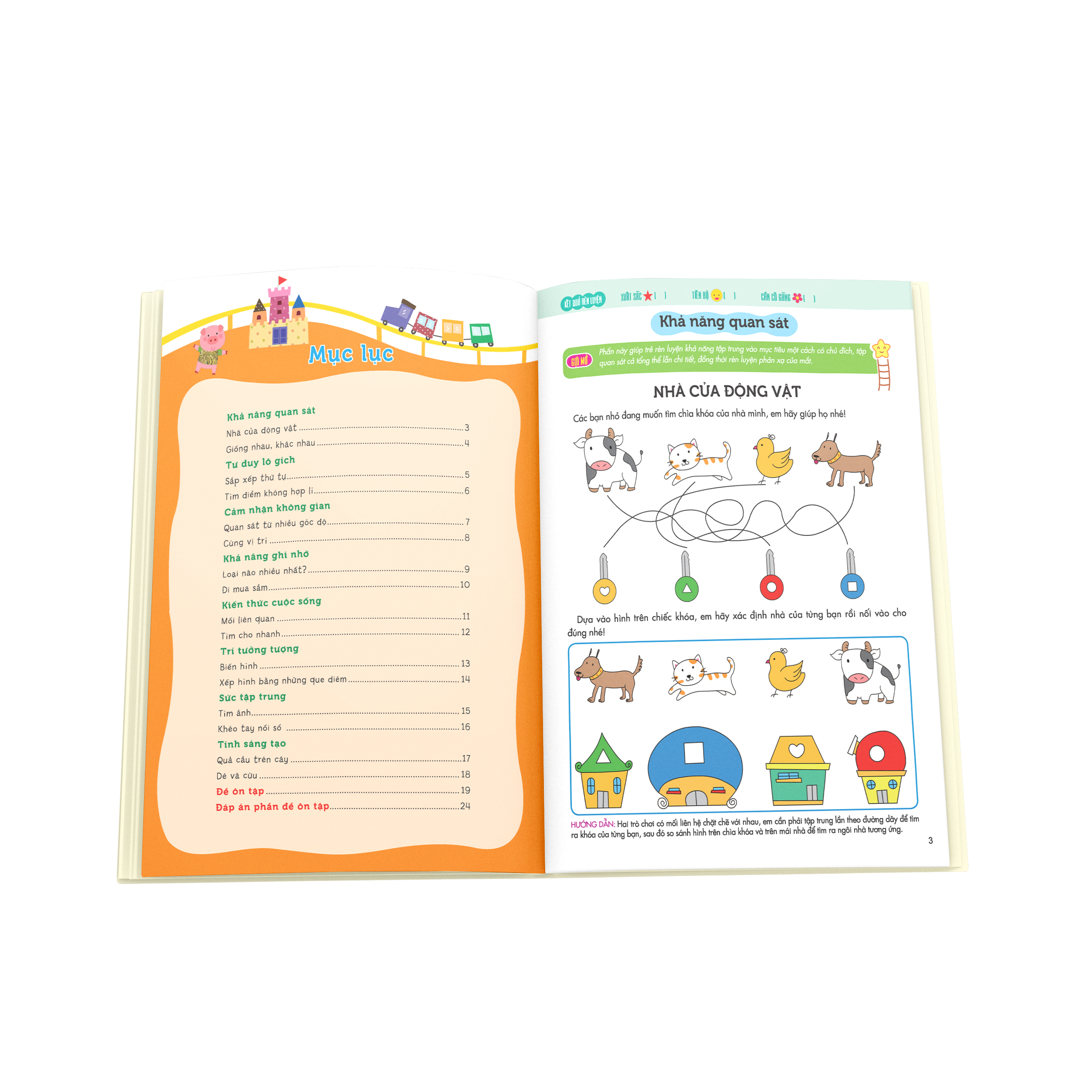 bé vào lớp 1 - rèn luyện iq (dành cho bé từ 4-6 tuổi)