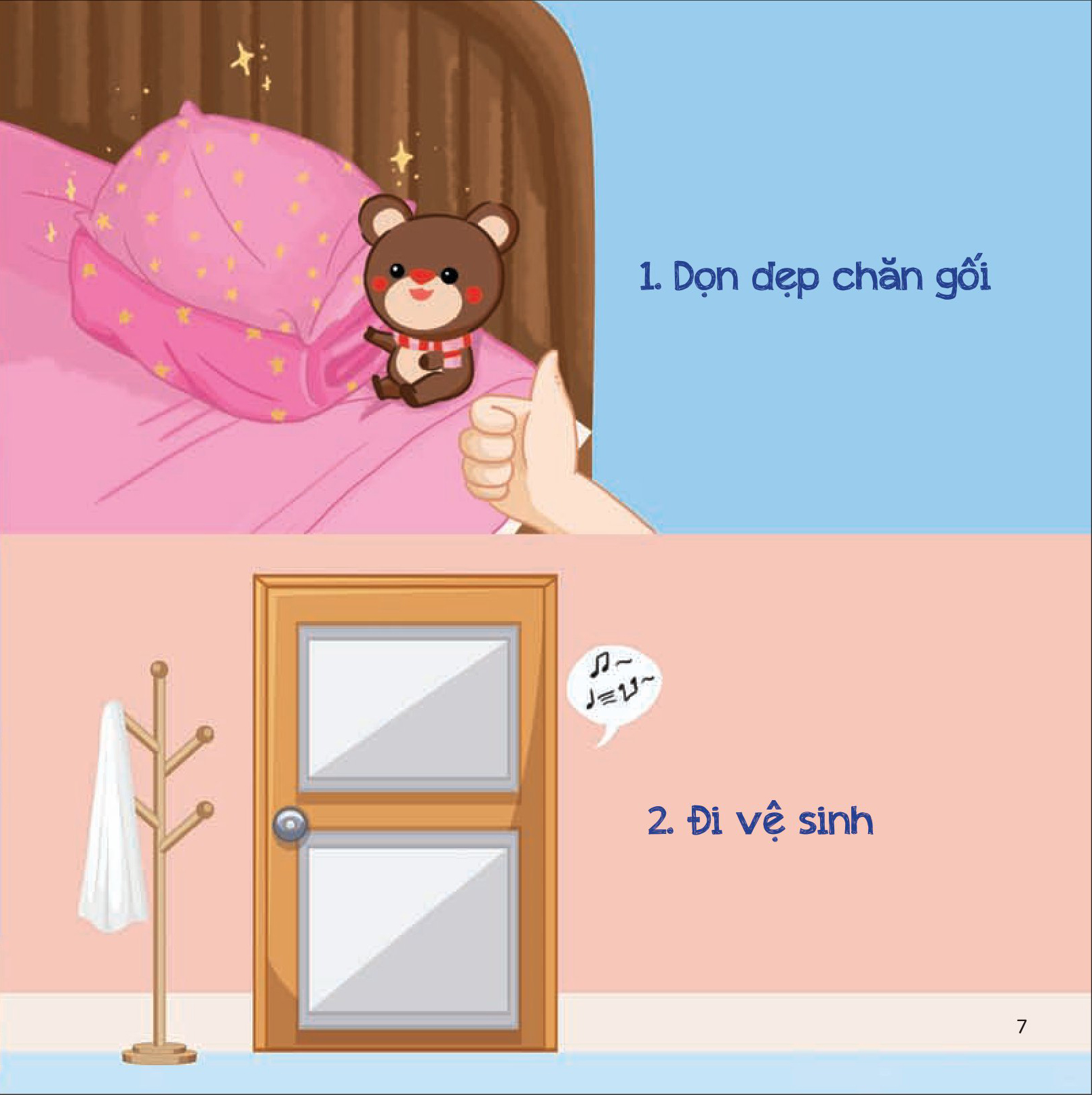 bé vào mẫu giáo - đi học thật vui