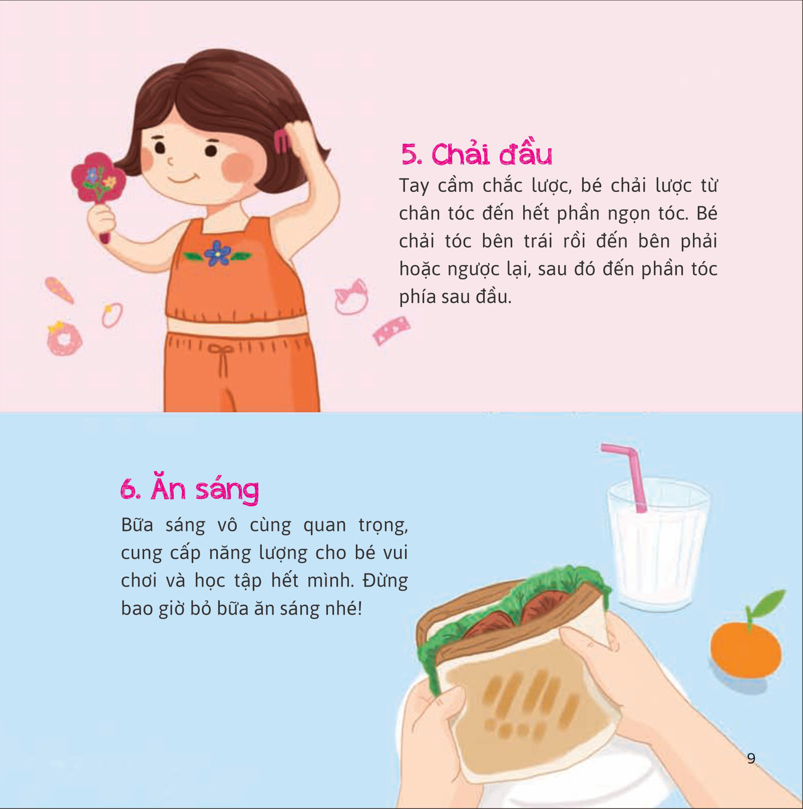 bé vào mẫu giáo - đi học thật vui