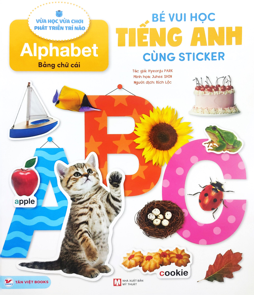 bé vui học tiếng anh cùng sticker - alphabet - bảng chữ cái
