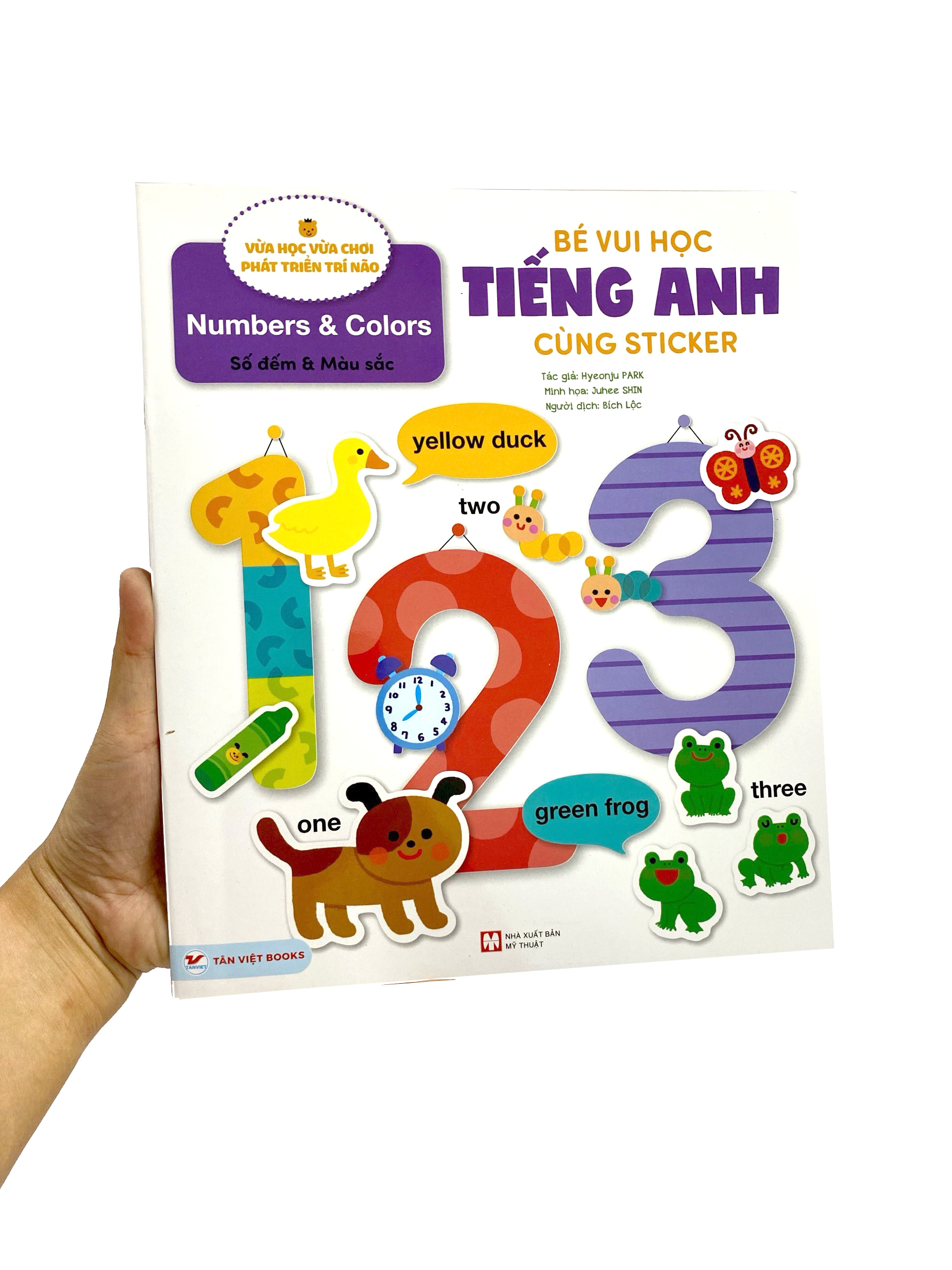 bé vui học tiếng anh cùng sticker - numbers and colors - số đếm và màu sắc