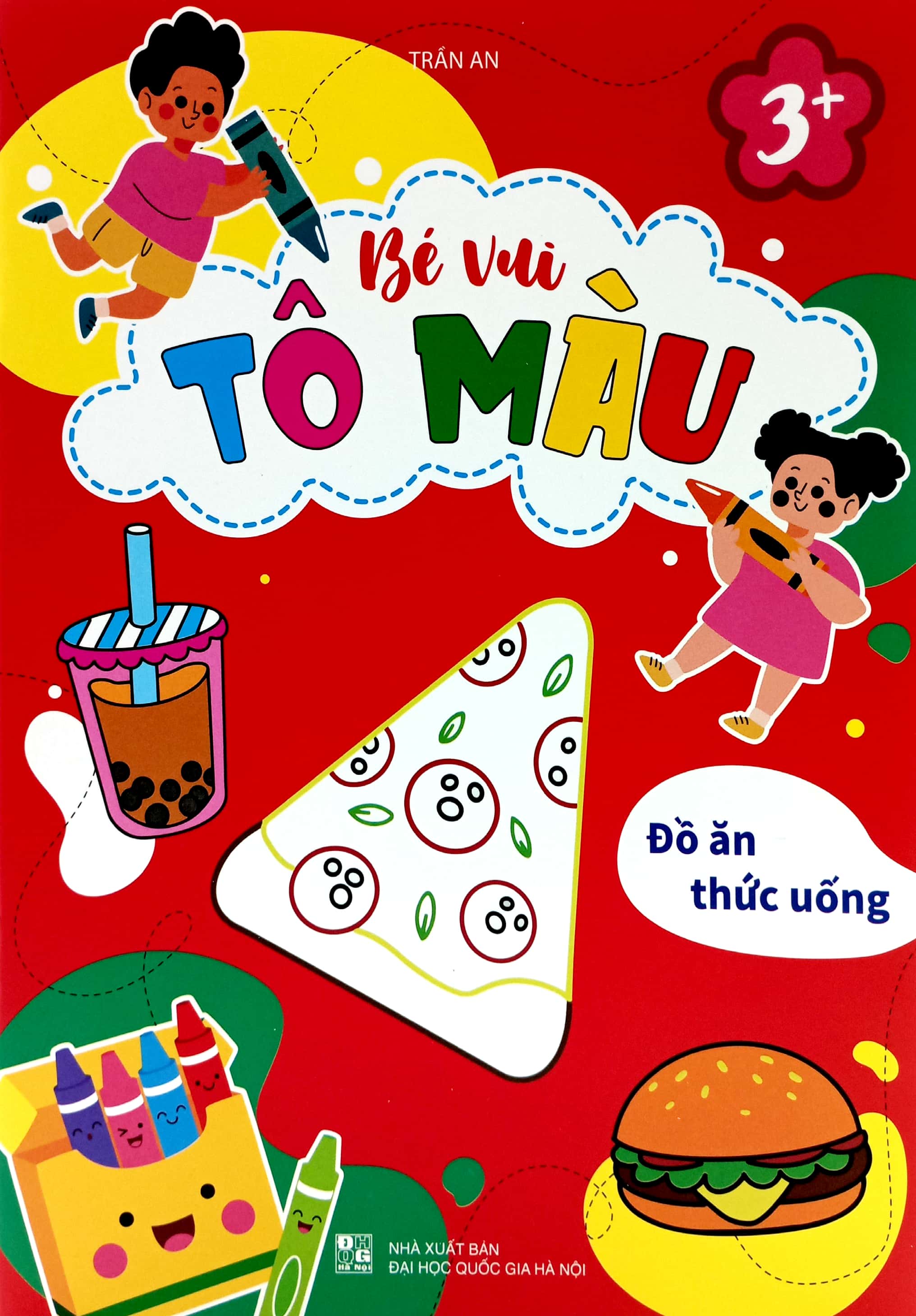 bé vui tô màu - đồ ăn thức uống