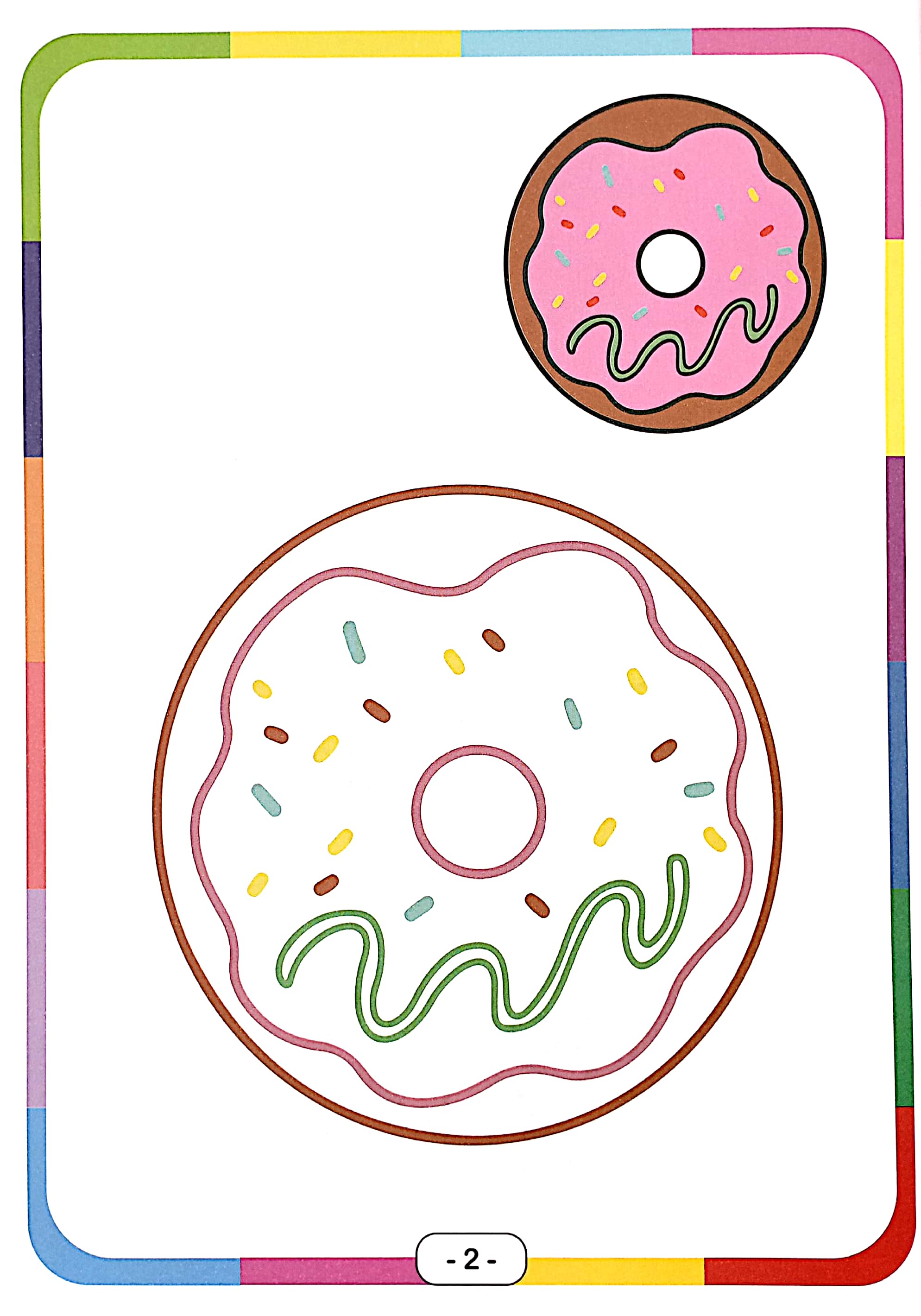 bé vui tô màu - đồ ăn thức uống