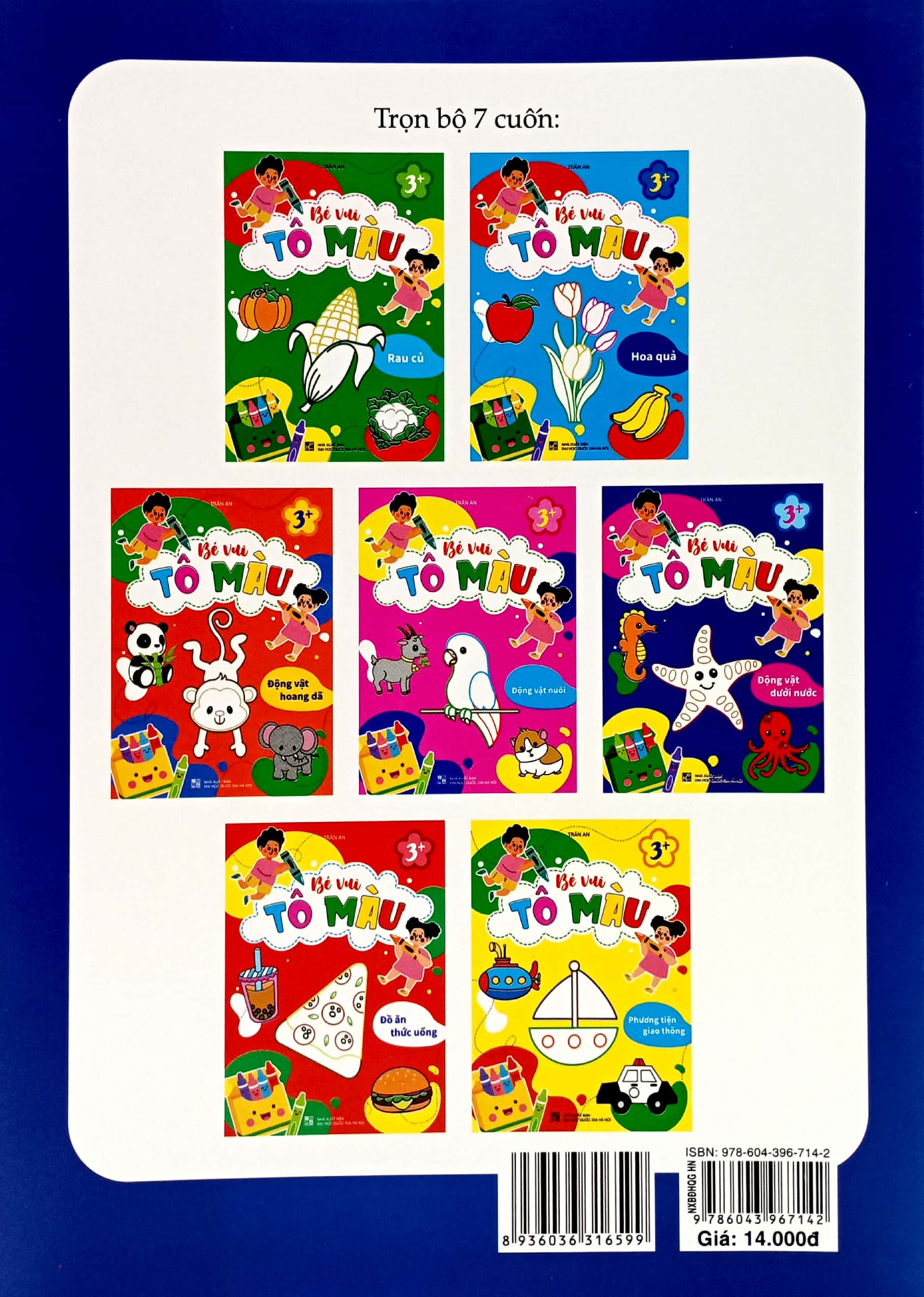 bé vui tô màu - động vật dưới nước