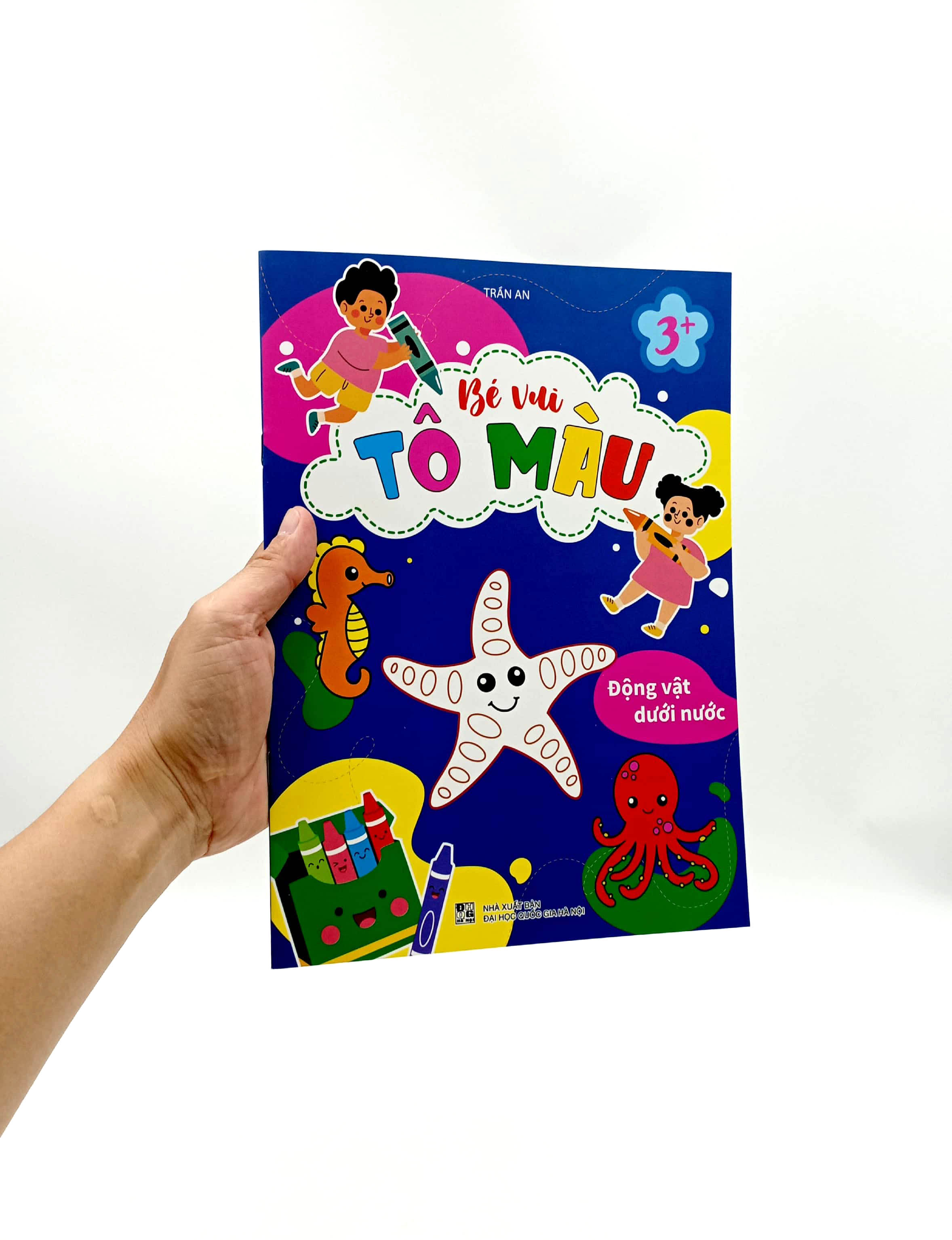 bé vui tô màu - động vật dưới nước