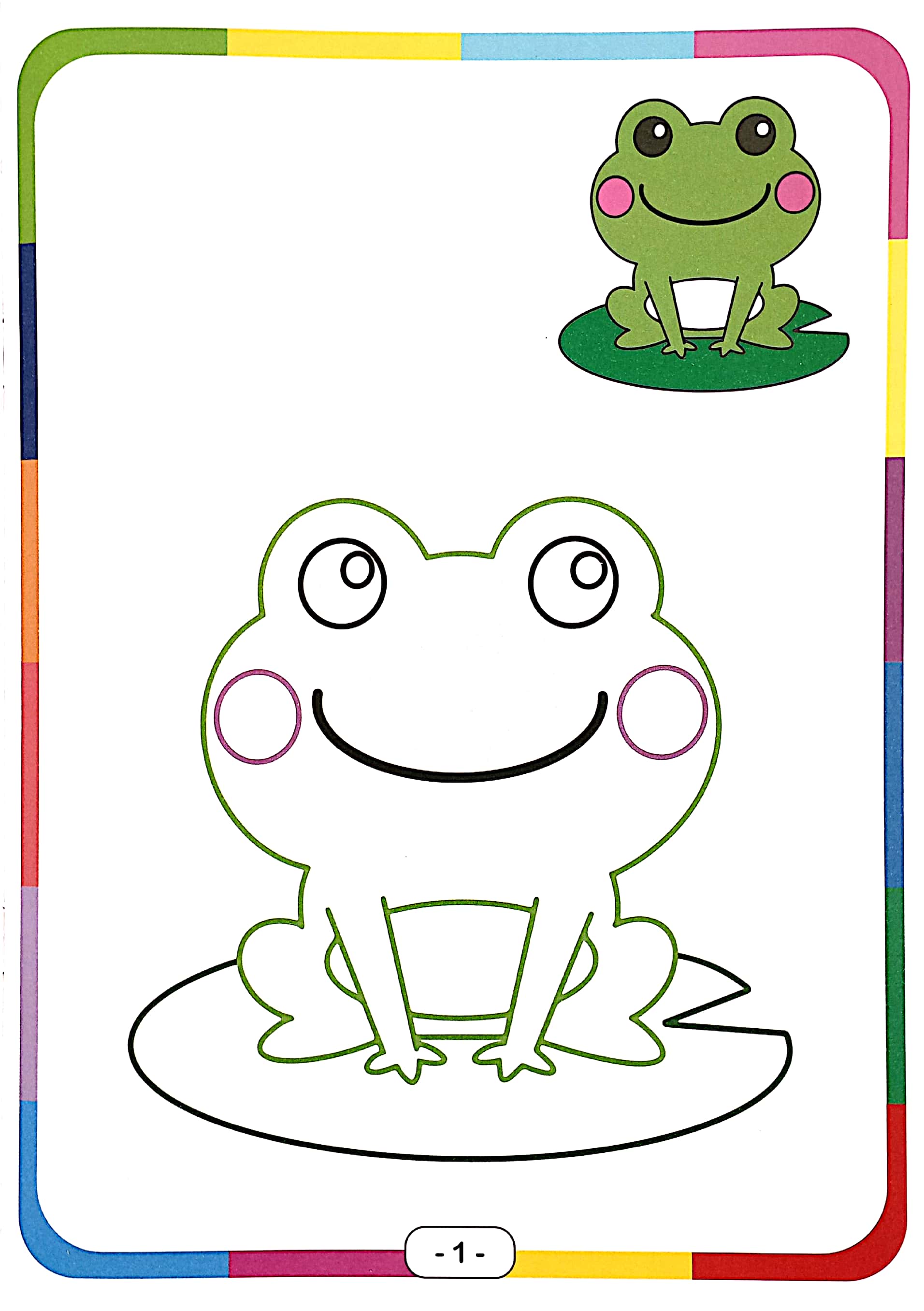 bé vui tô màu - động vật hoang dã