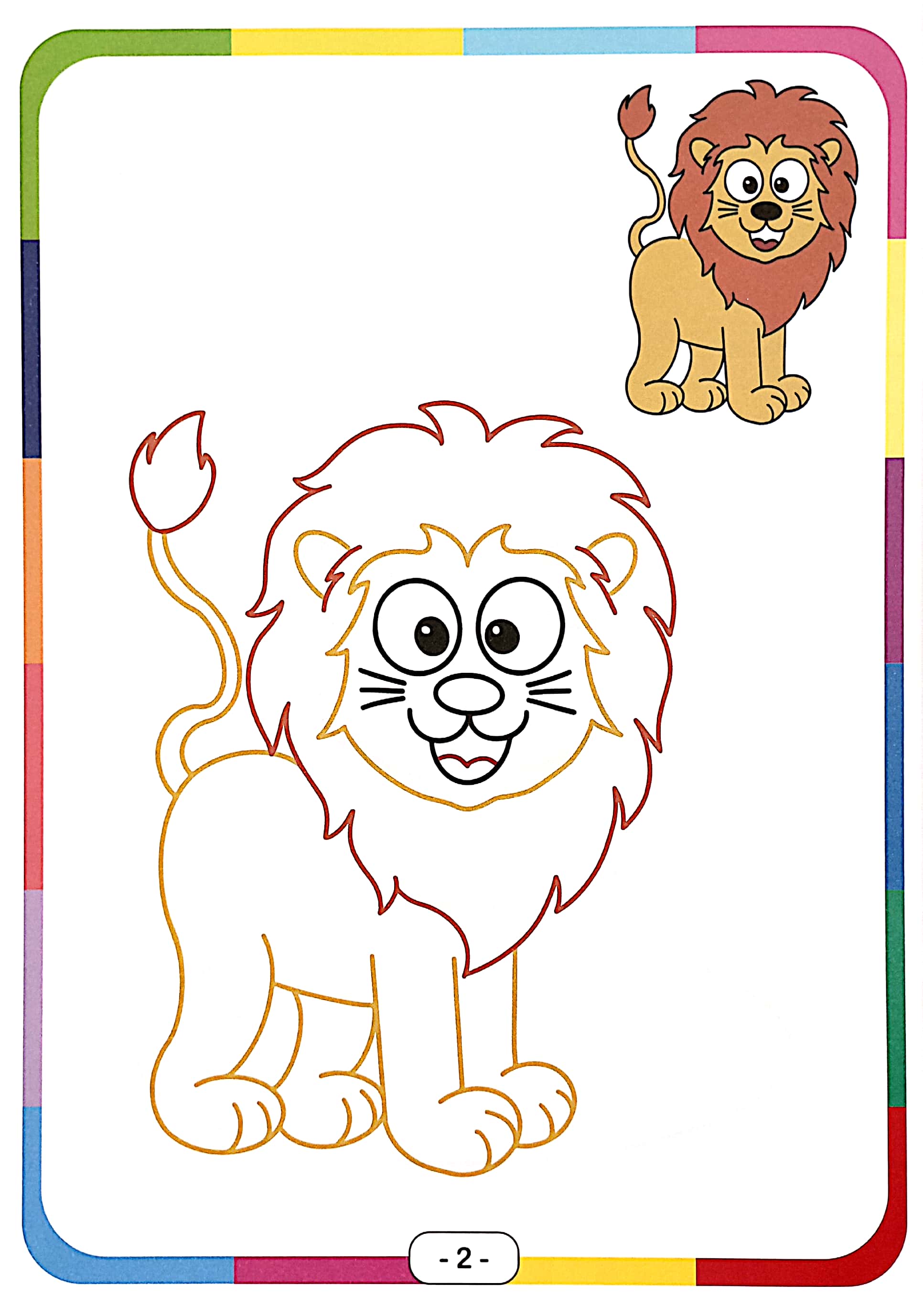 bé vui tô màu - động vật hoang dã