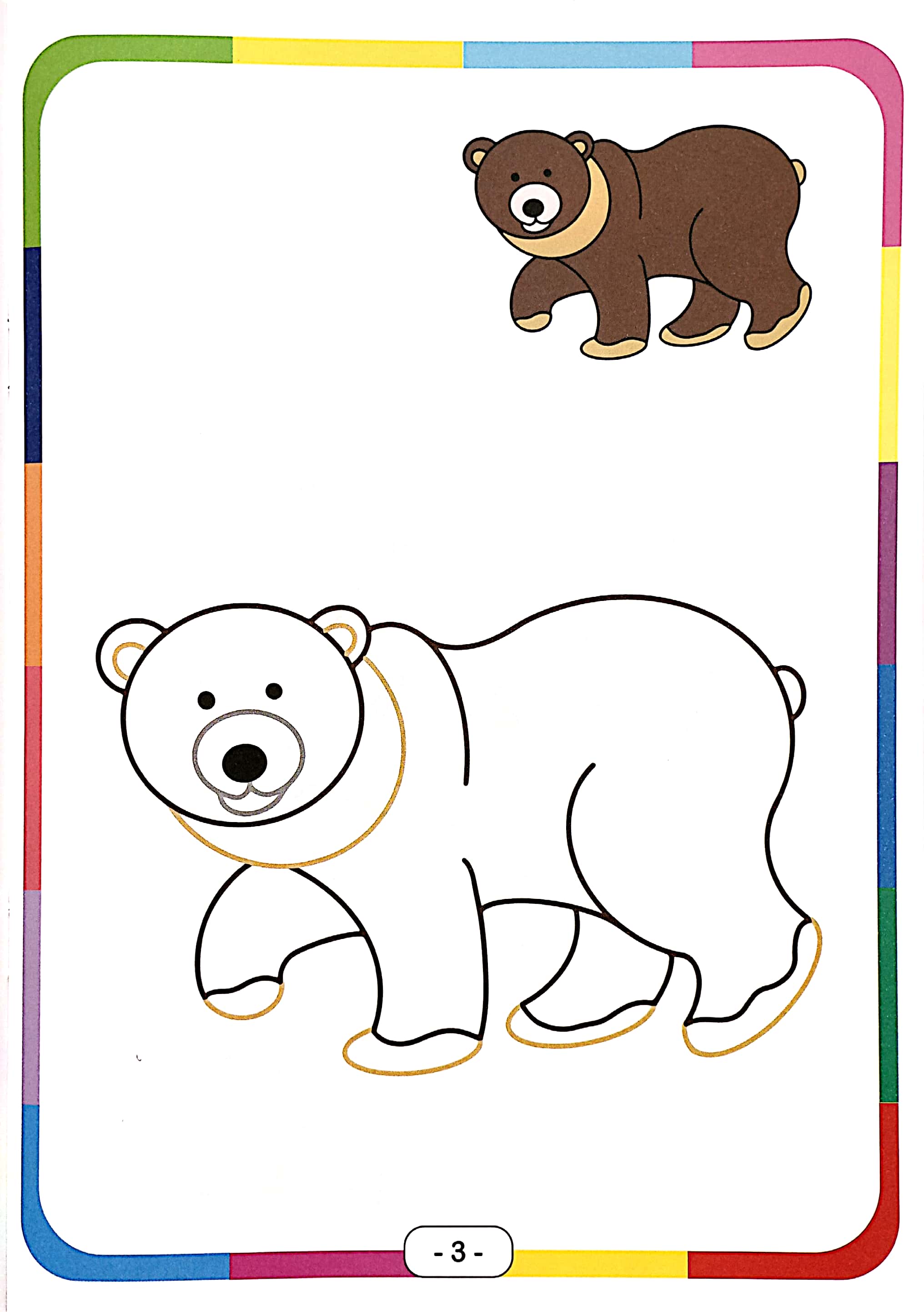 bé vui tô màu - động vật hoang dã