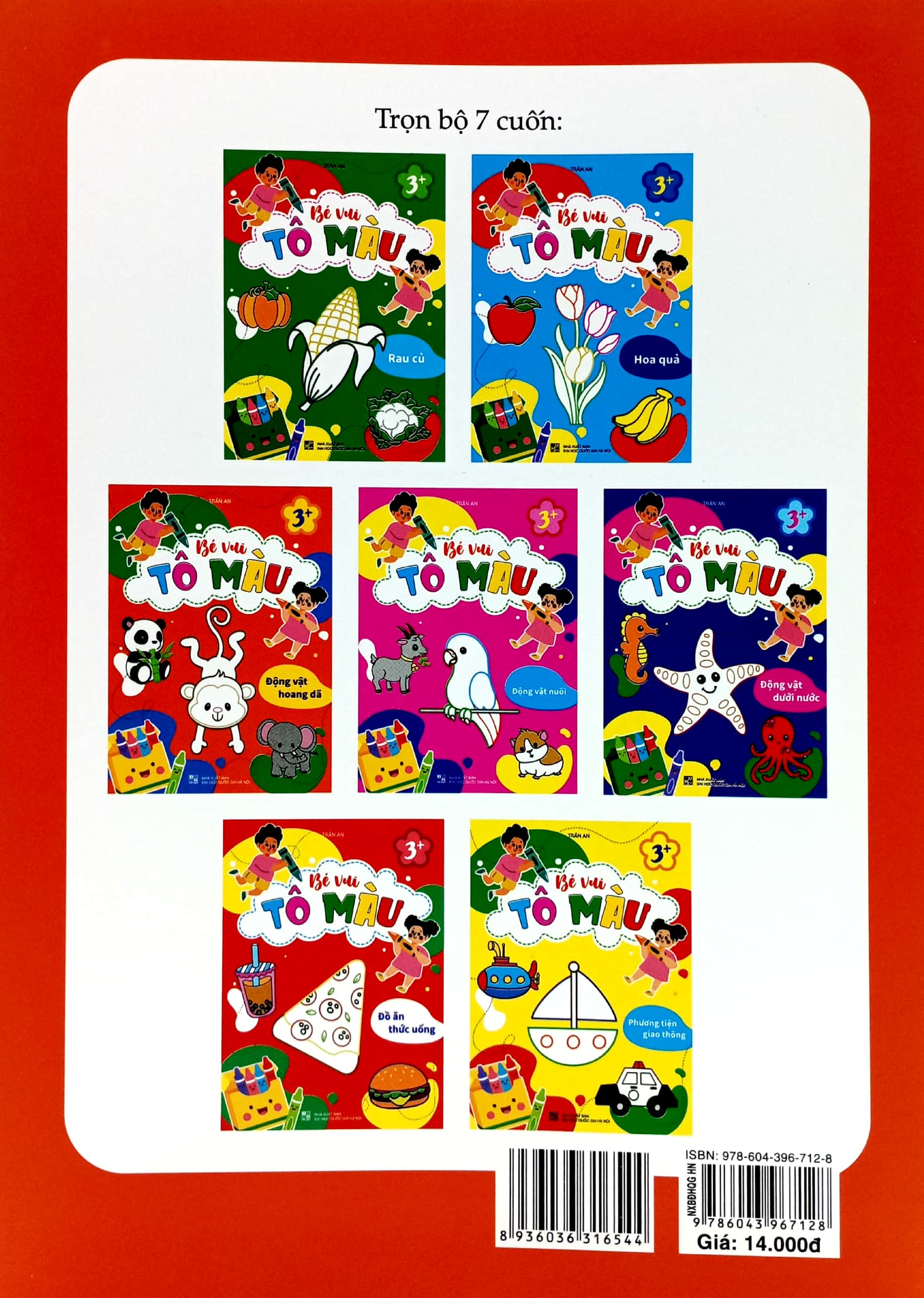 bé vui tô màu - động vật hoang dã