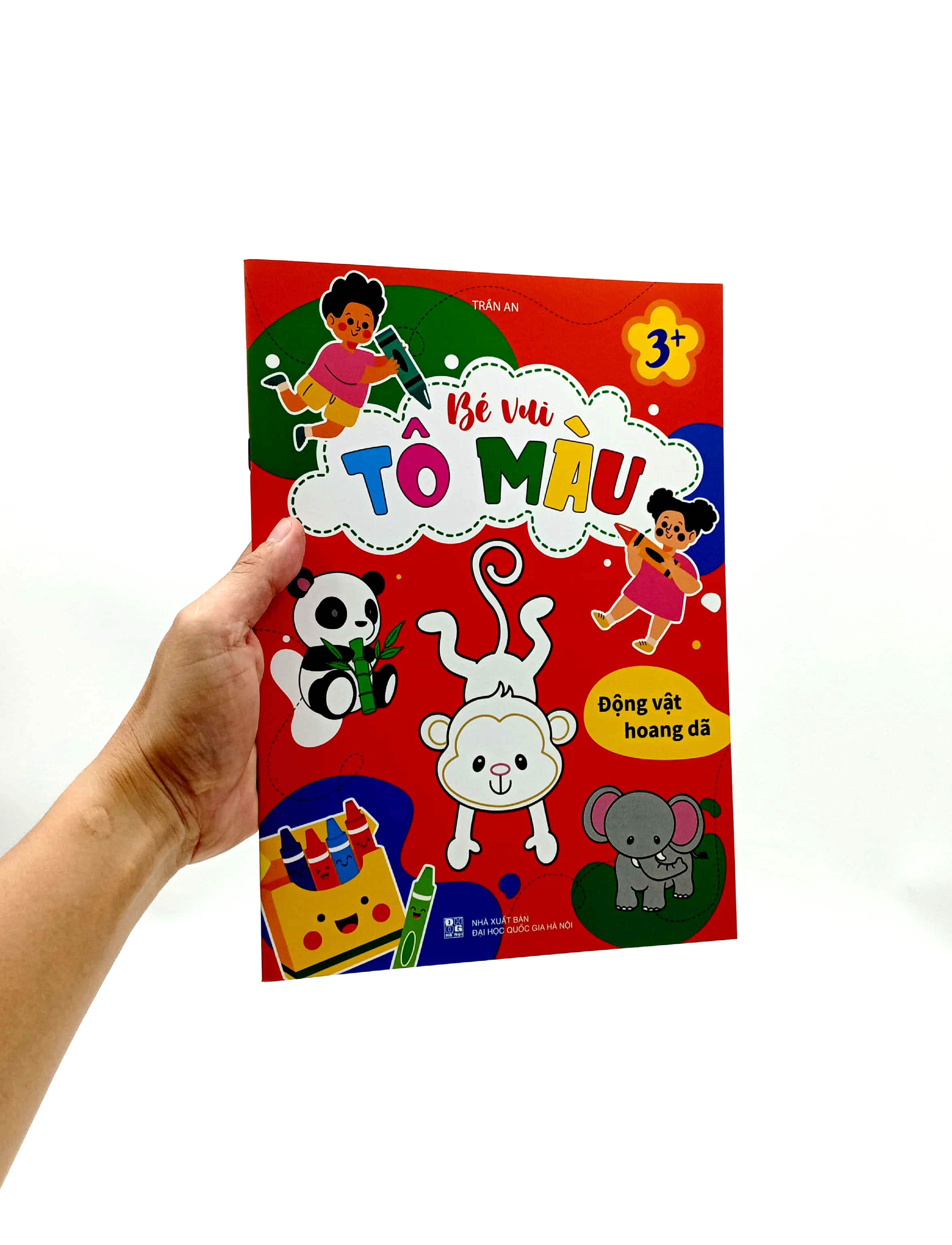 bé vui tô màu - động vật hoang dã