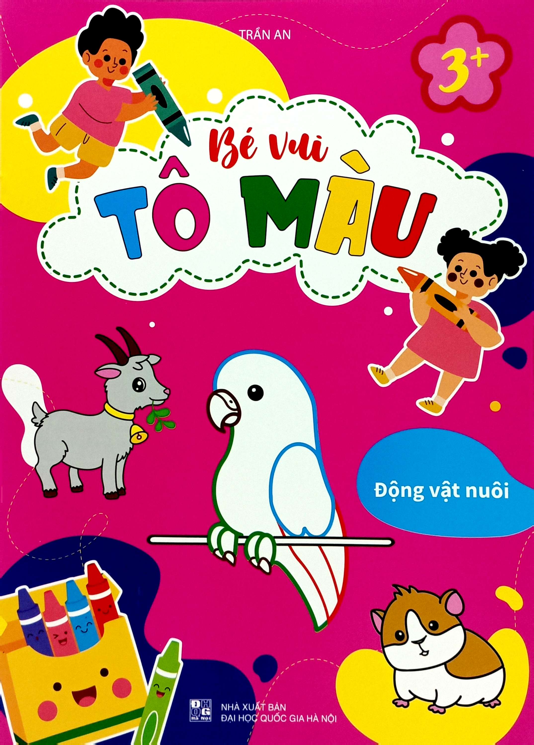 bé vui tô màu - động vật nuôi