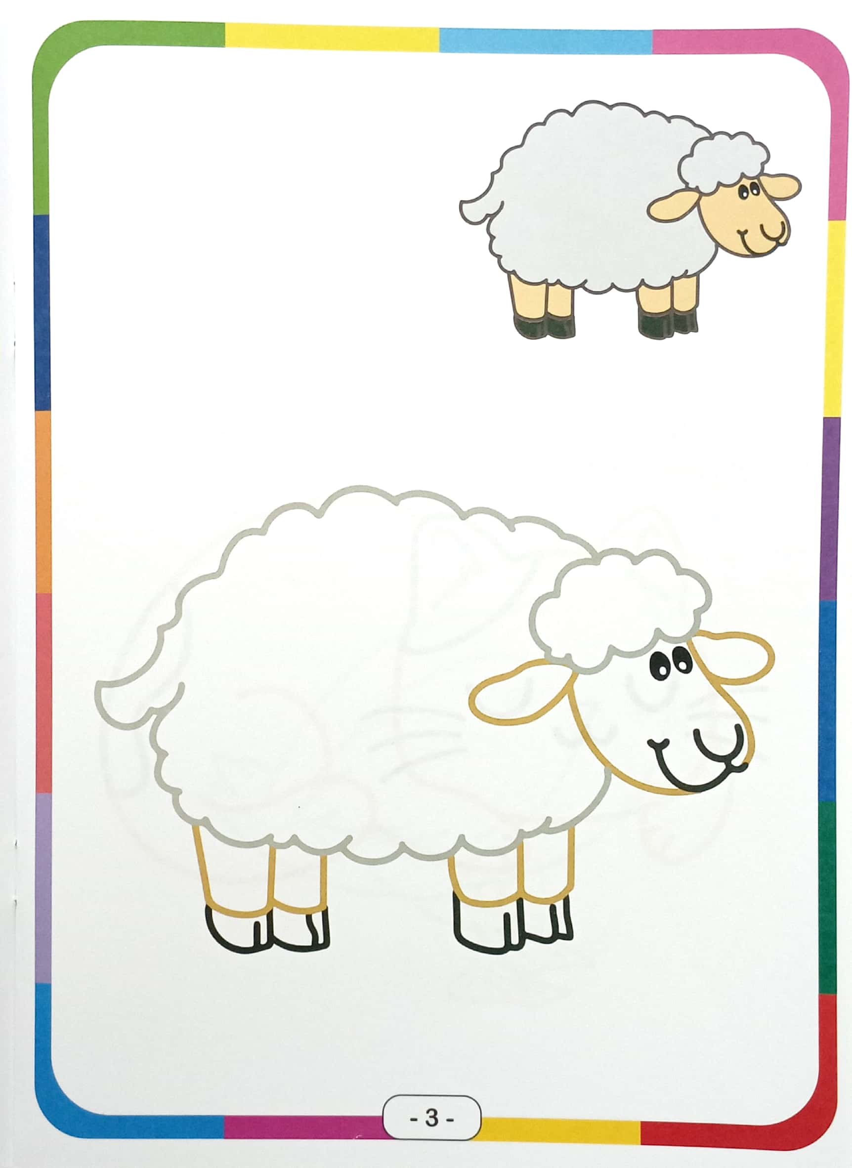 bé vui tô màu - động vật nuôi