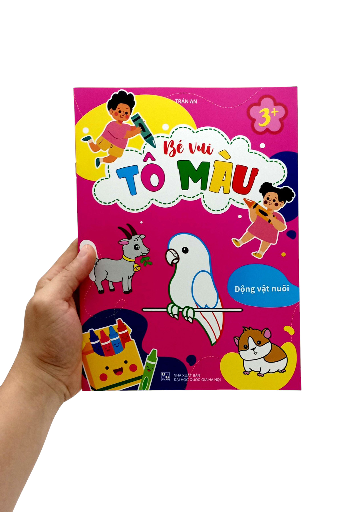 bé vui tô màu - động vật nuôi