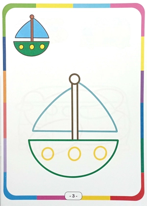 bé vui tô màu - phương tiện giao thông