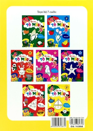 bé vui tô màu - phương tiện giao thông