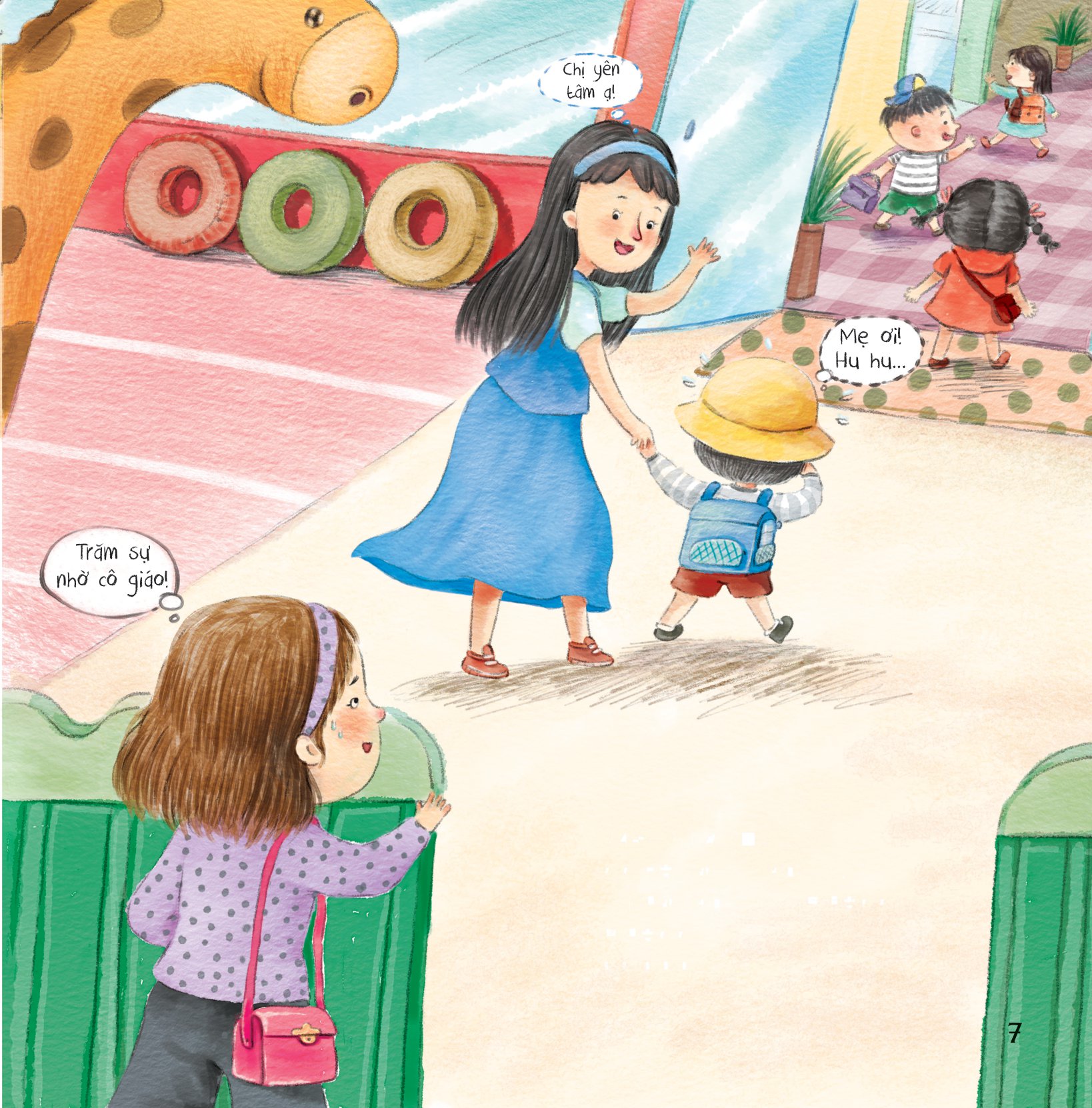 bé yêu cả nhà - con yêu cô lắm