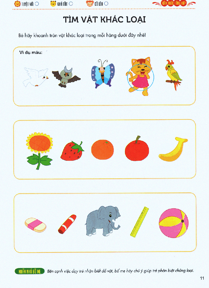 bé yêu đi mẫu giáo - rèn luyện iq (a)