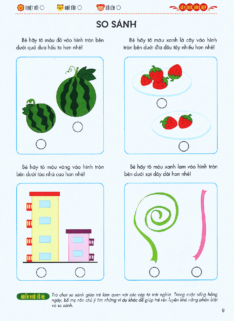 bé yêu đi mẫu giáo - rèn luyện iq (a)