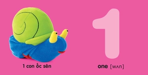 bé yêu đi mẫu giáo - số đếm (song ngữ anh - việt)