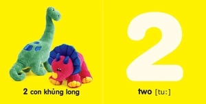 bé yêu đi mẫu giáo - số đếm (song ngữ anh - việt)