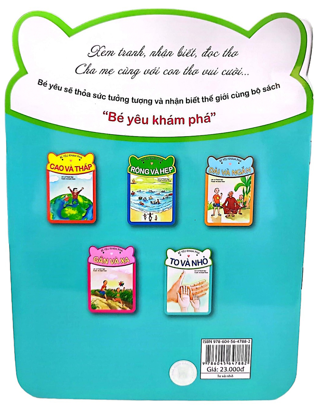 bé yêu khám phá - to và nhỏ (tái bản 2018)