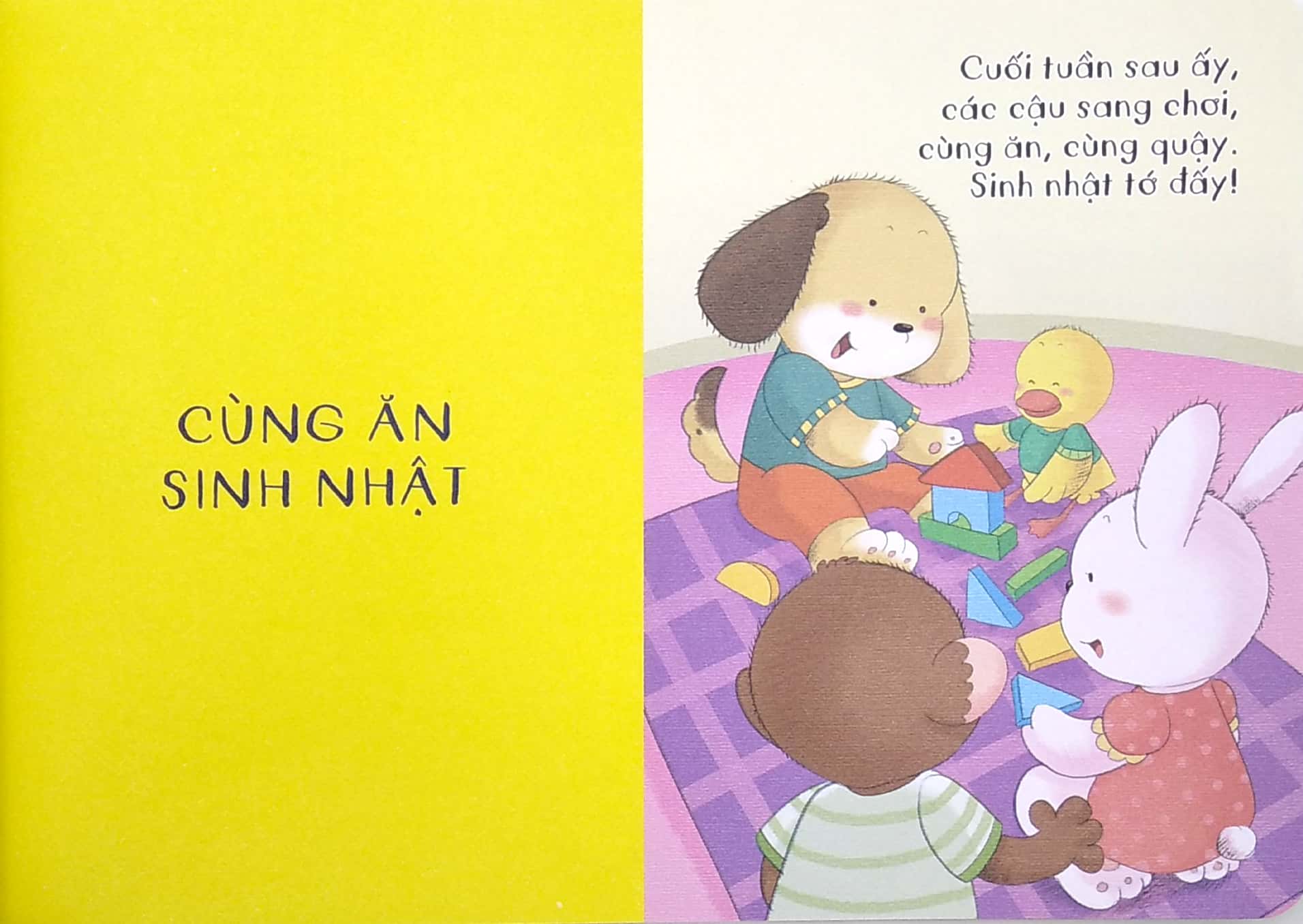 bé yêu ngoan ngoãn giỏi giang - cùng ăn sinh nhật