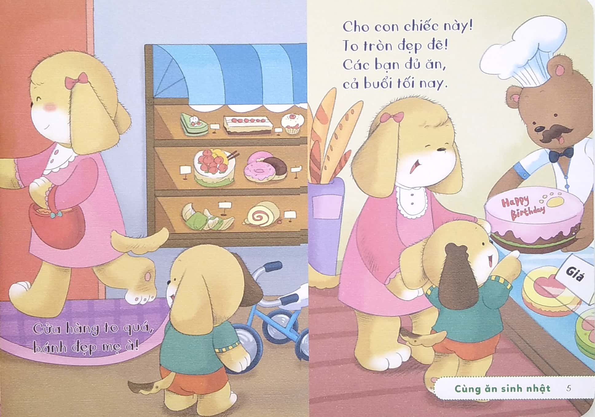 bé yêu ngoan ngoãn giỏi giang - cùng ăn sinh nhật