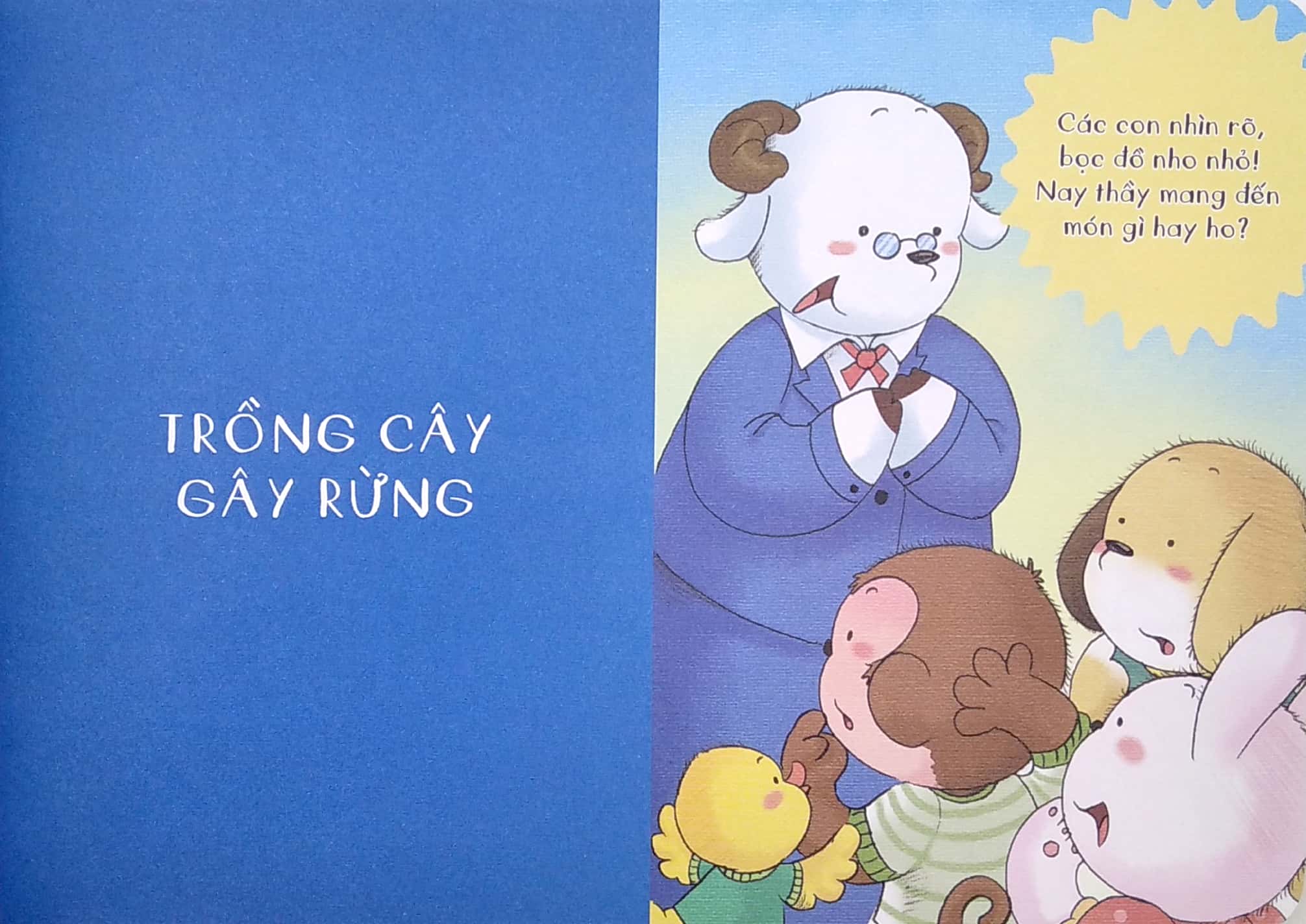 bé yêu ngoan ngoãn giỏi giang - trồng cây gây rừng