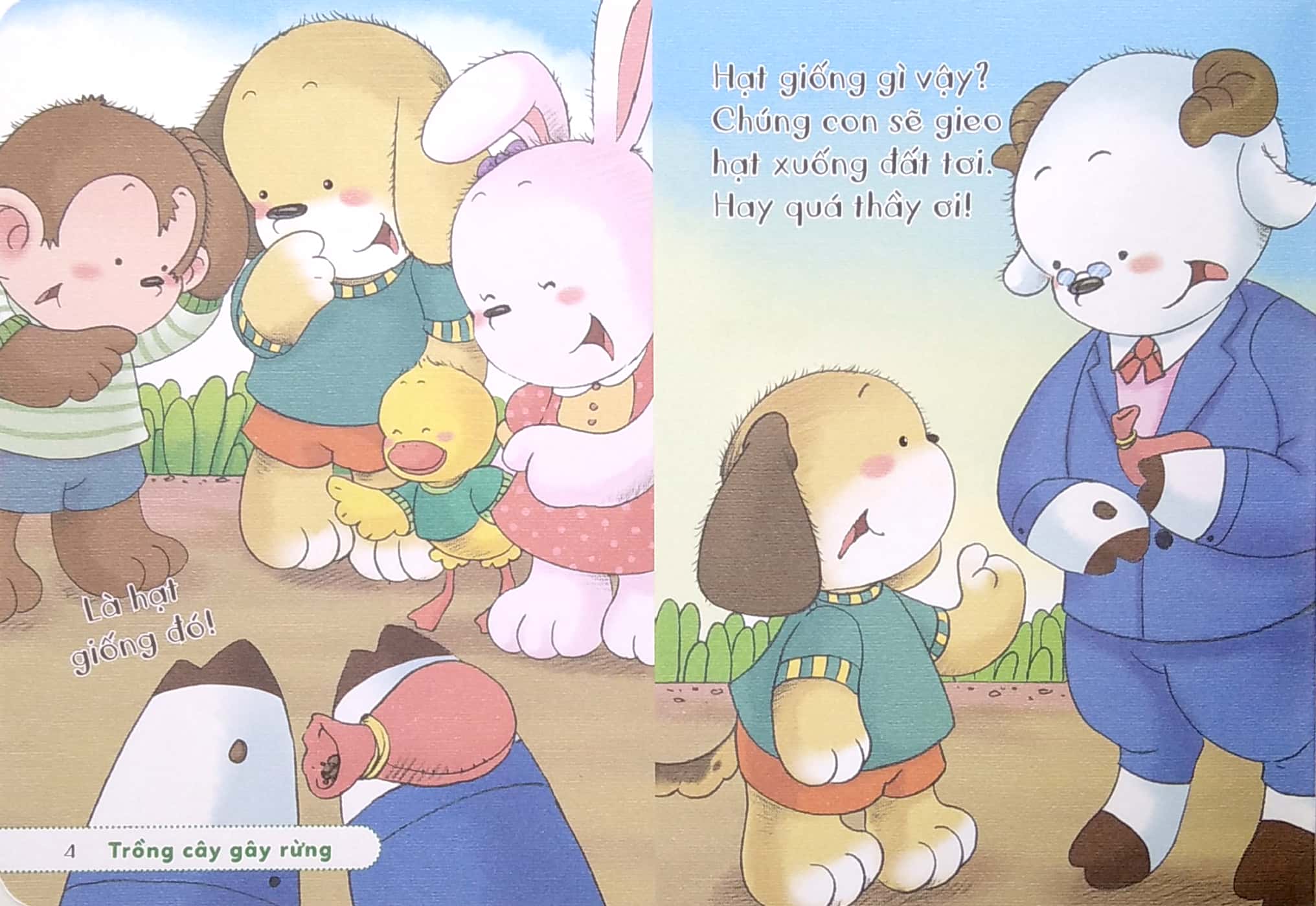 bé yêu ngoan ngoãn giỏi giang - trồng cây gây rừng