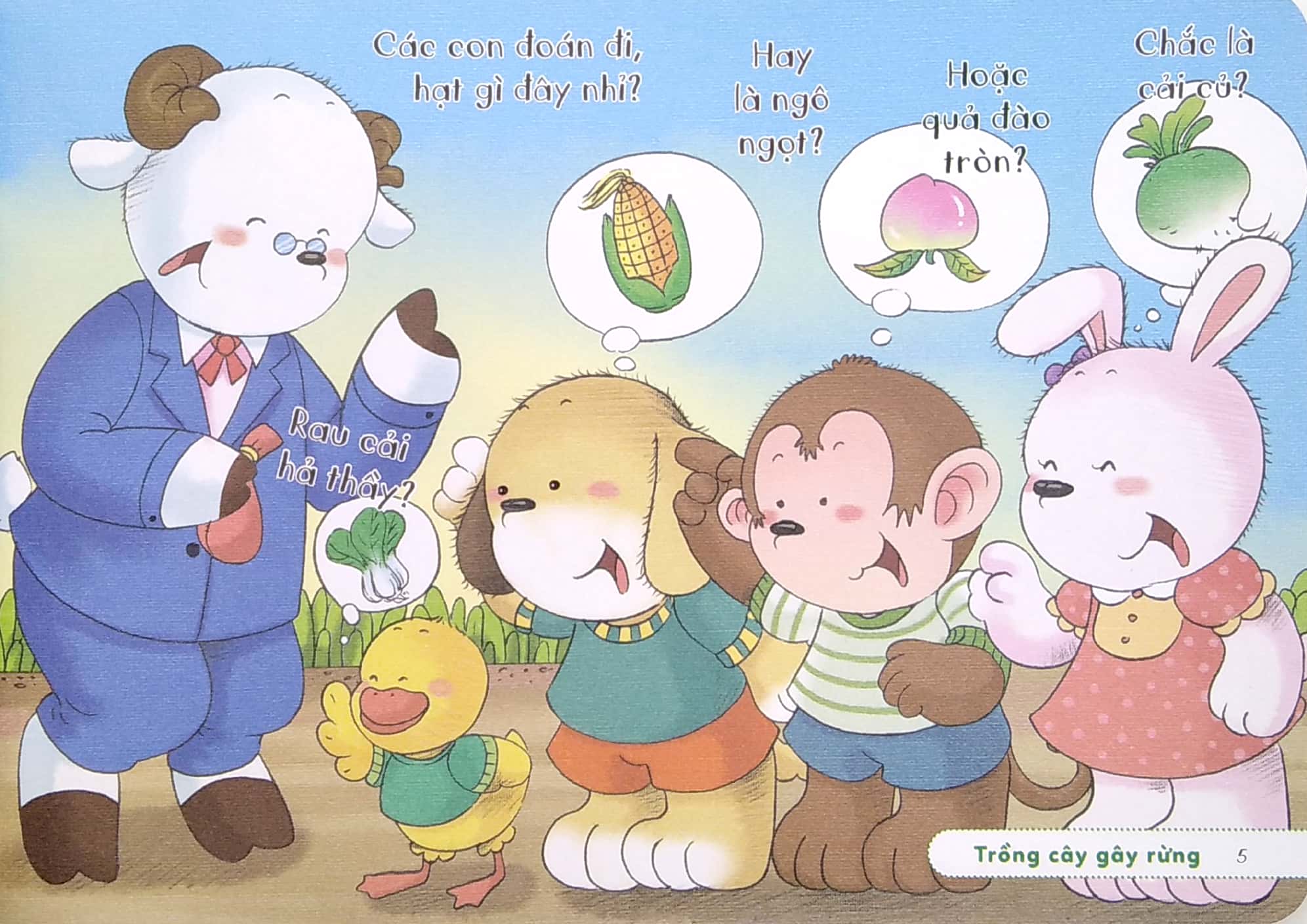 bé yêu ngoan ngoãn giỏi giang - trồng cây gây rừng