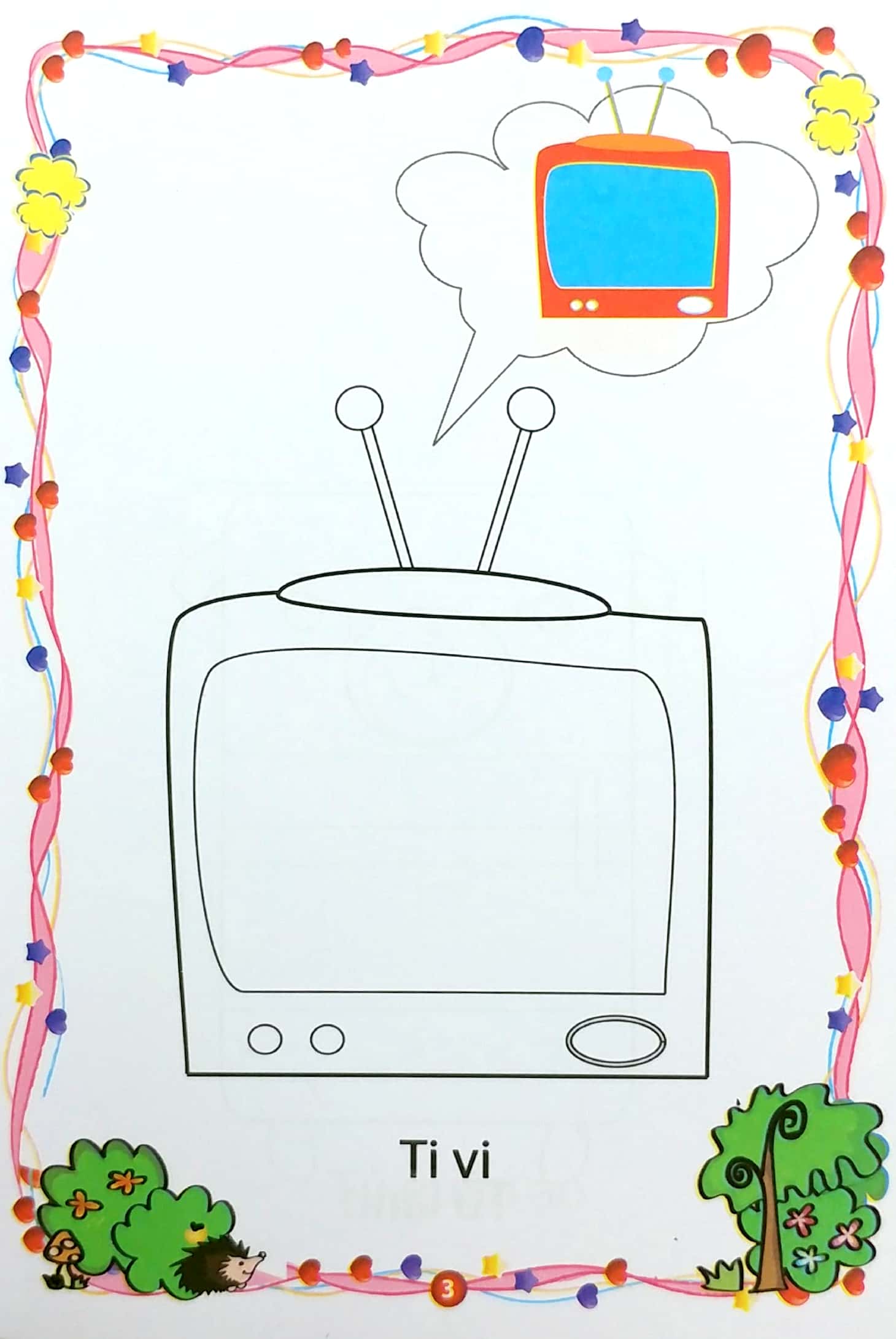 bé yêu tô màu - đồ dùng gia đình