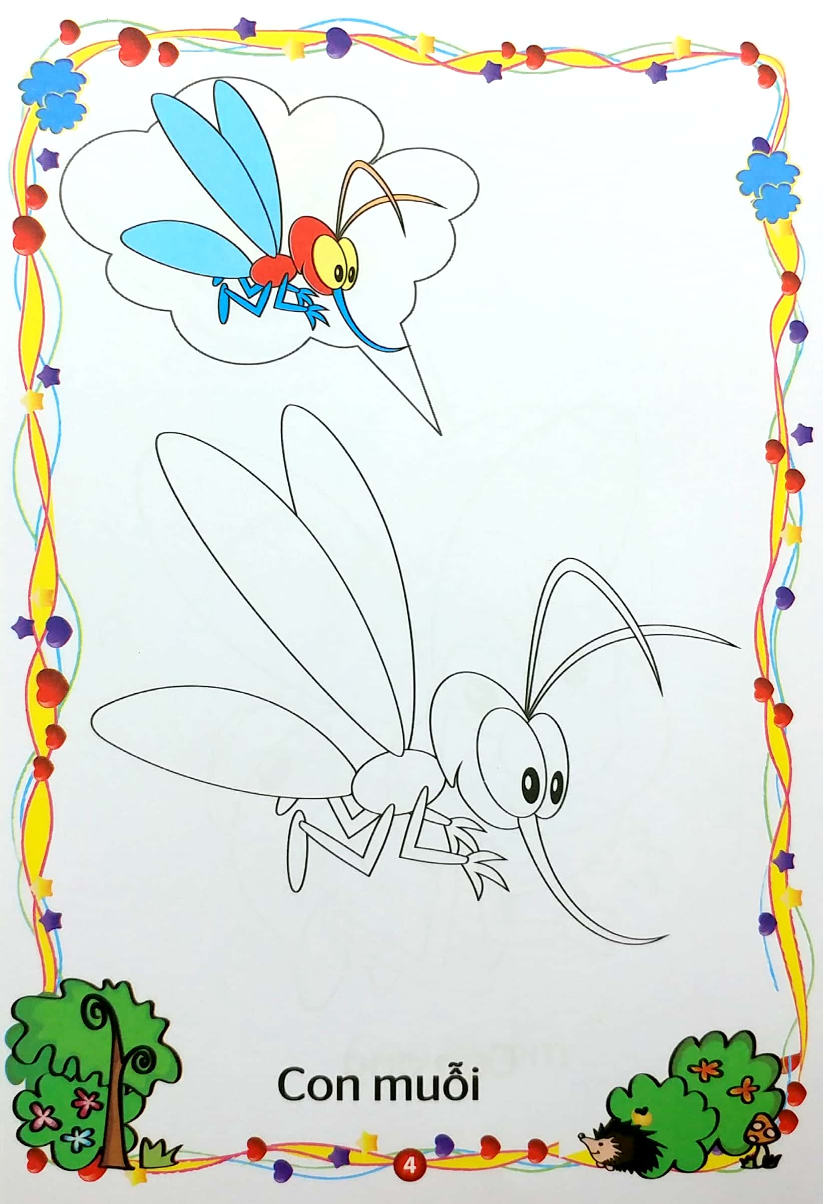 bé yêu tô màu - thế giới con trùng