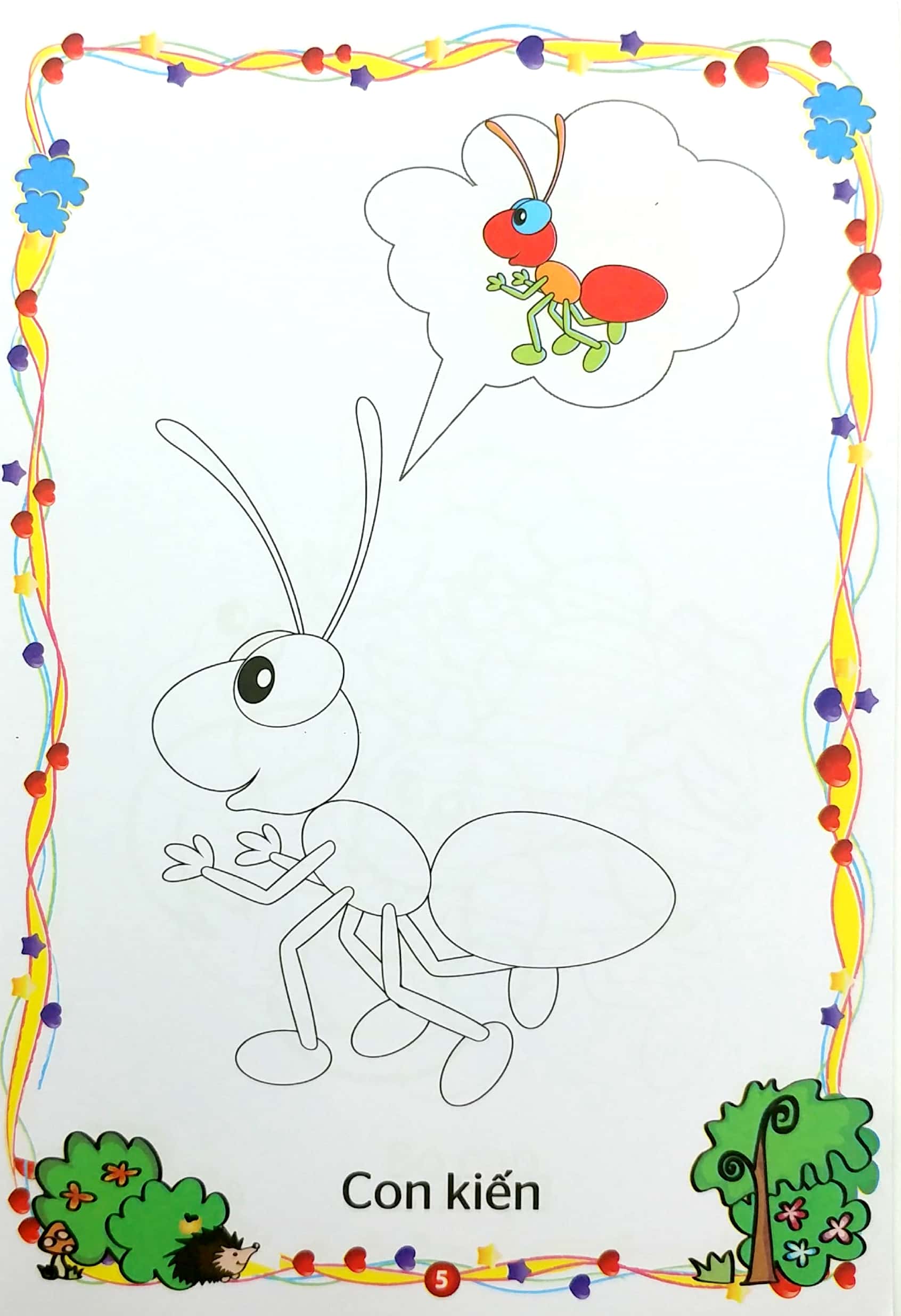 bé yêu tô màu - thế giới con trùng