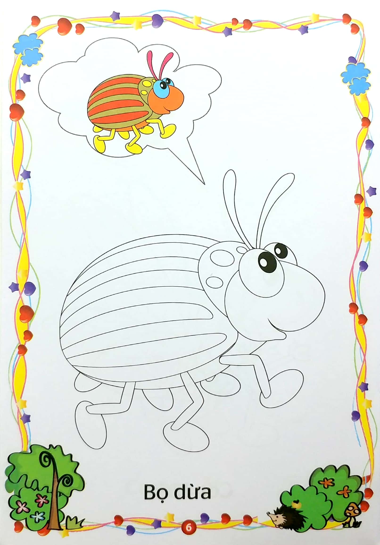 bé yêu tô màu - thế giới con trùng