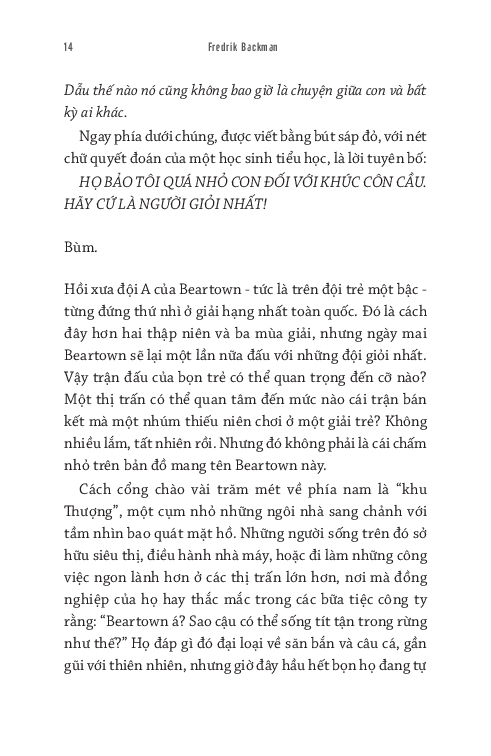 beartown - thị trấn nhỏ, giấc mơ lớn