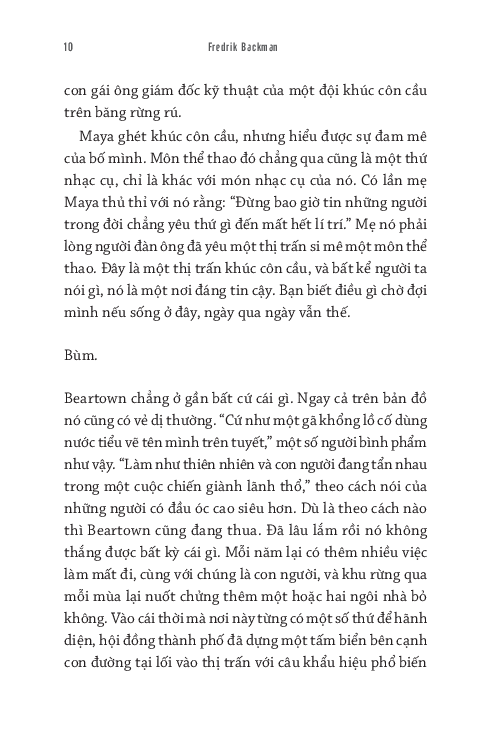 beartown - thị trấn nhỏ, giấc mơ lớn