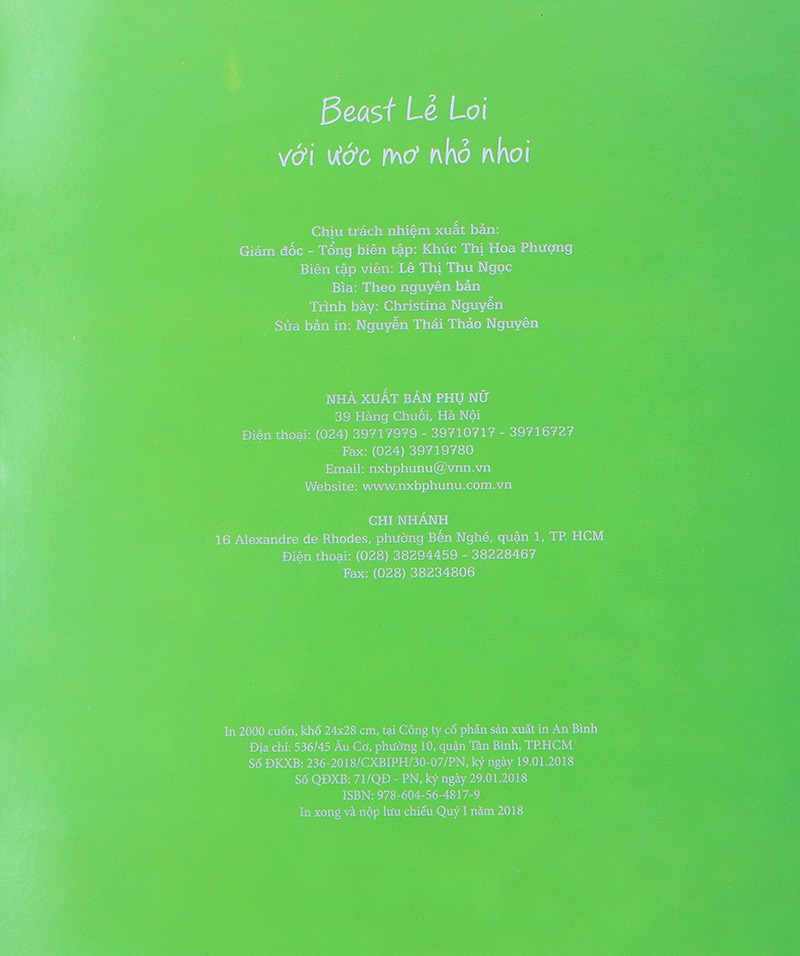 beast lẻ loi với ước mơ nhỏ nhoi