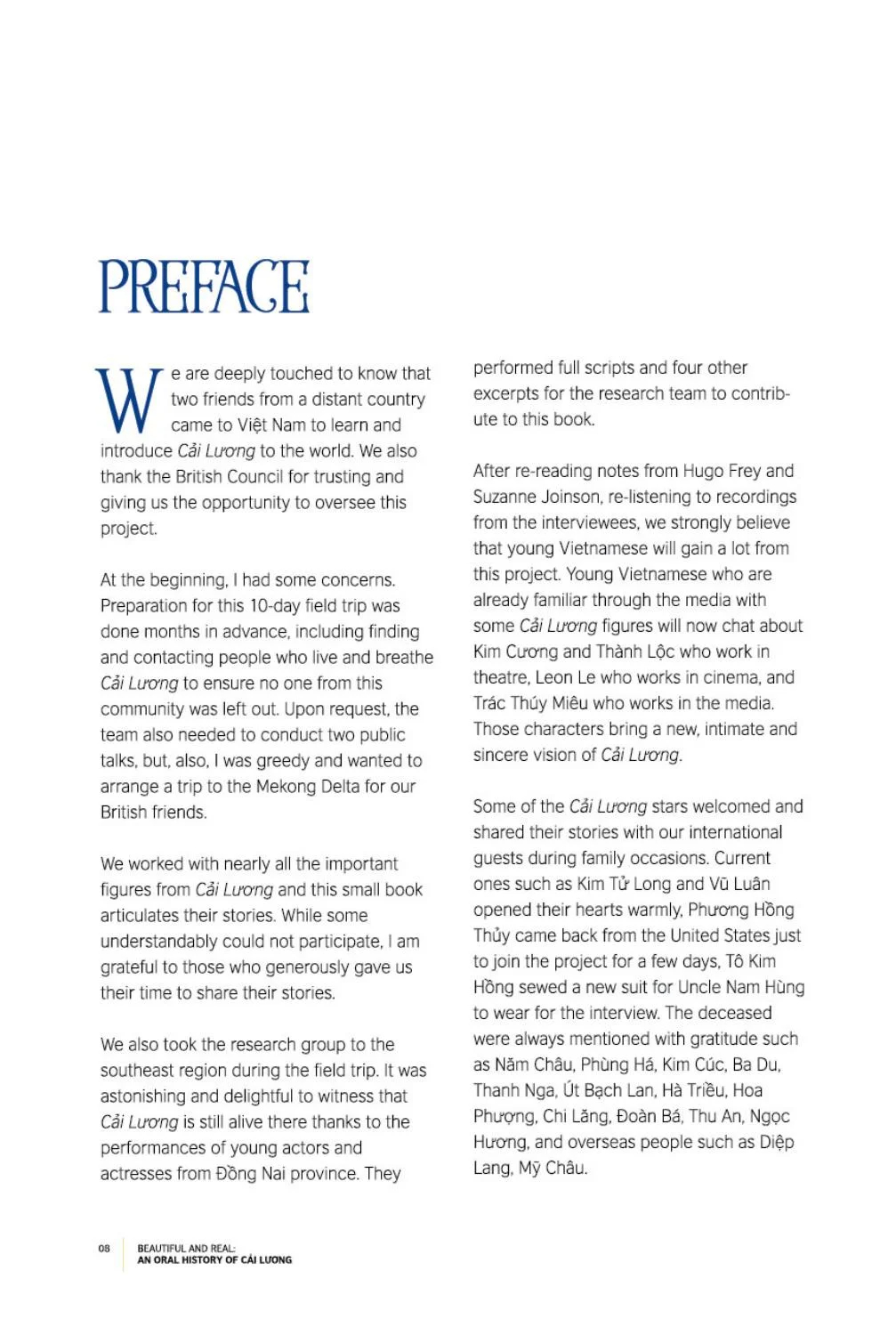 beautiful and real: anoral history of cải lương