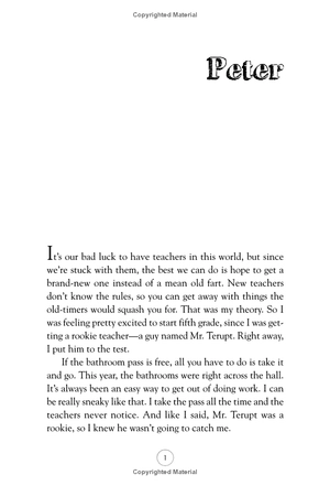 because of mr. terupt