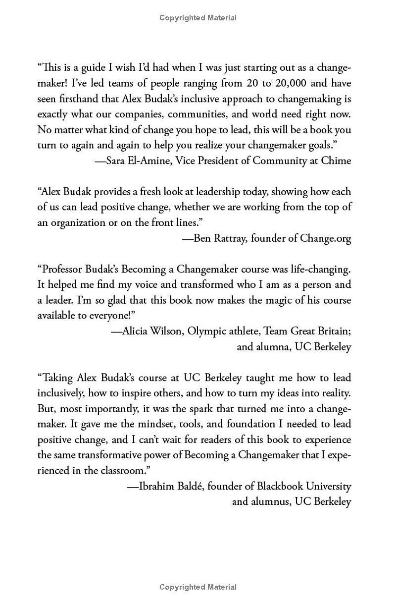 Becoming A Changemaker