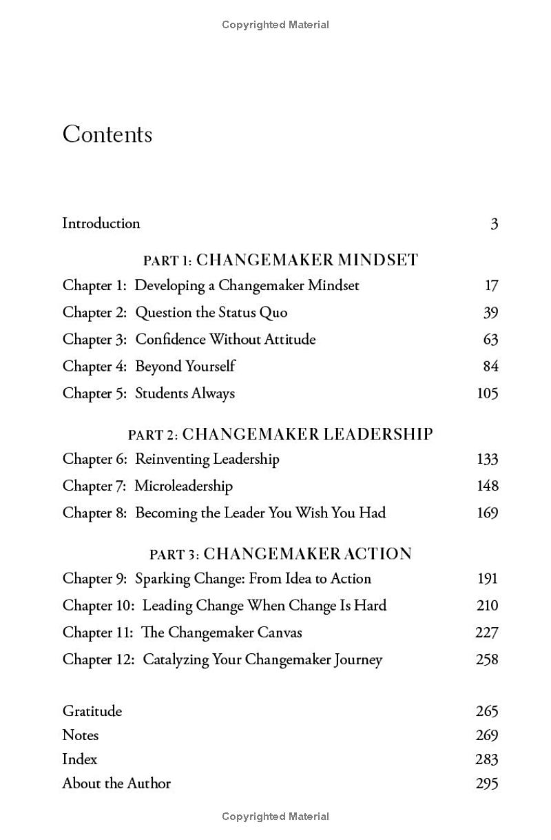 Becoming A Changemaker