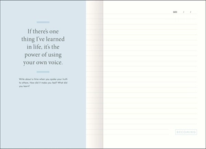 becoming: a guided journal for discovering your voice