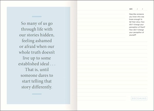 becoming: a guided journal for discovering your voice
