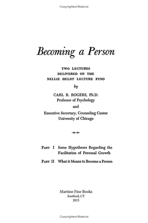 becoming a person