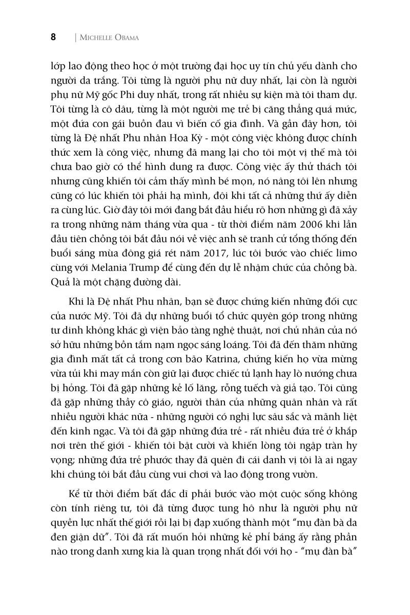 becoming - chất michelle (tái bản)