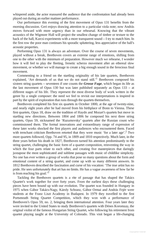 beethoven for a later age